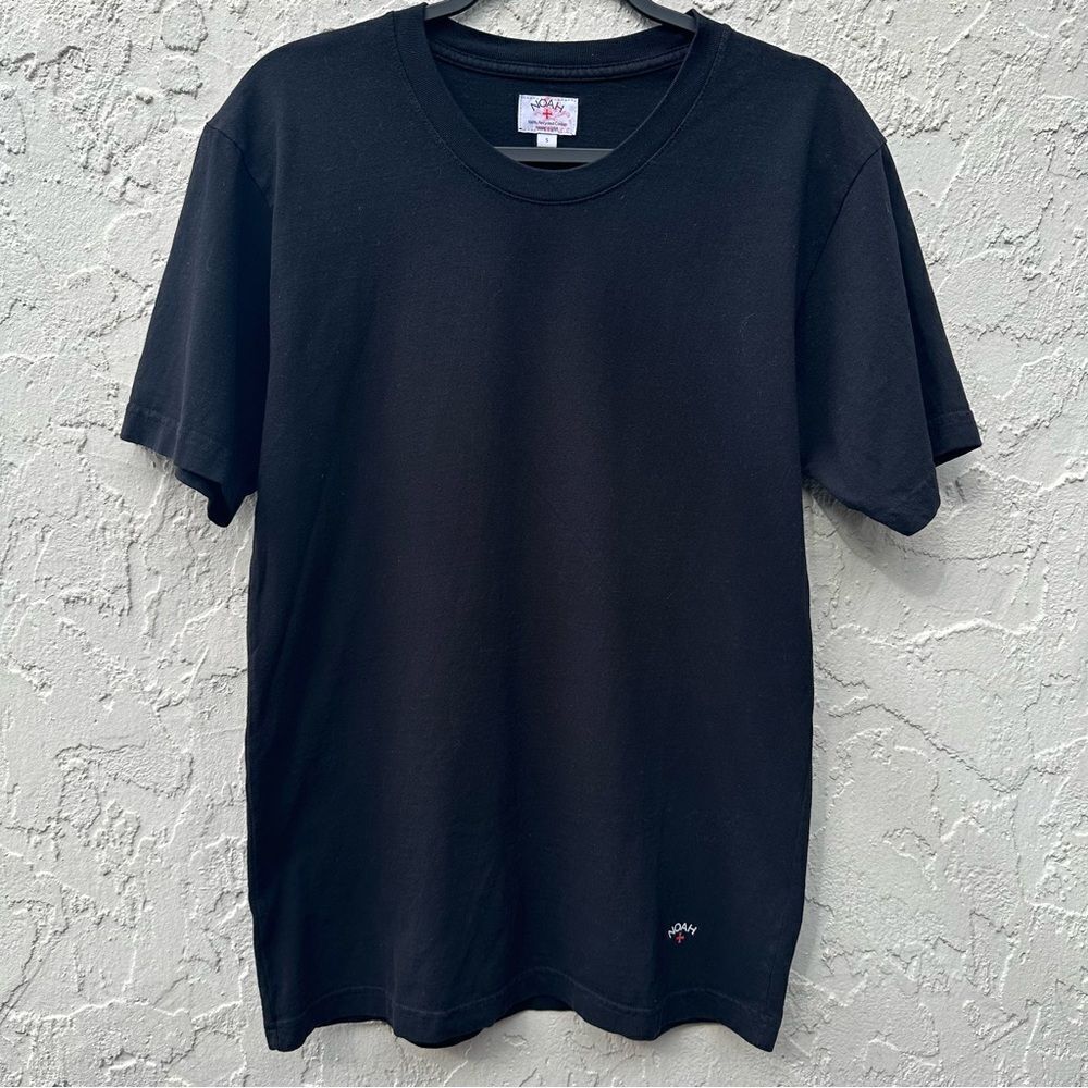 SOLD!!! NOAH Logo Crew Neck Black T Shirt Mens‎ Small